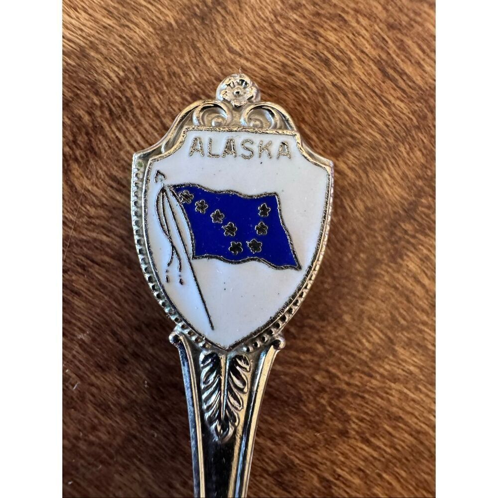 Alaska silver collectors spoon mini